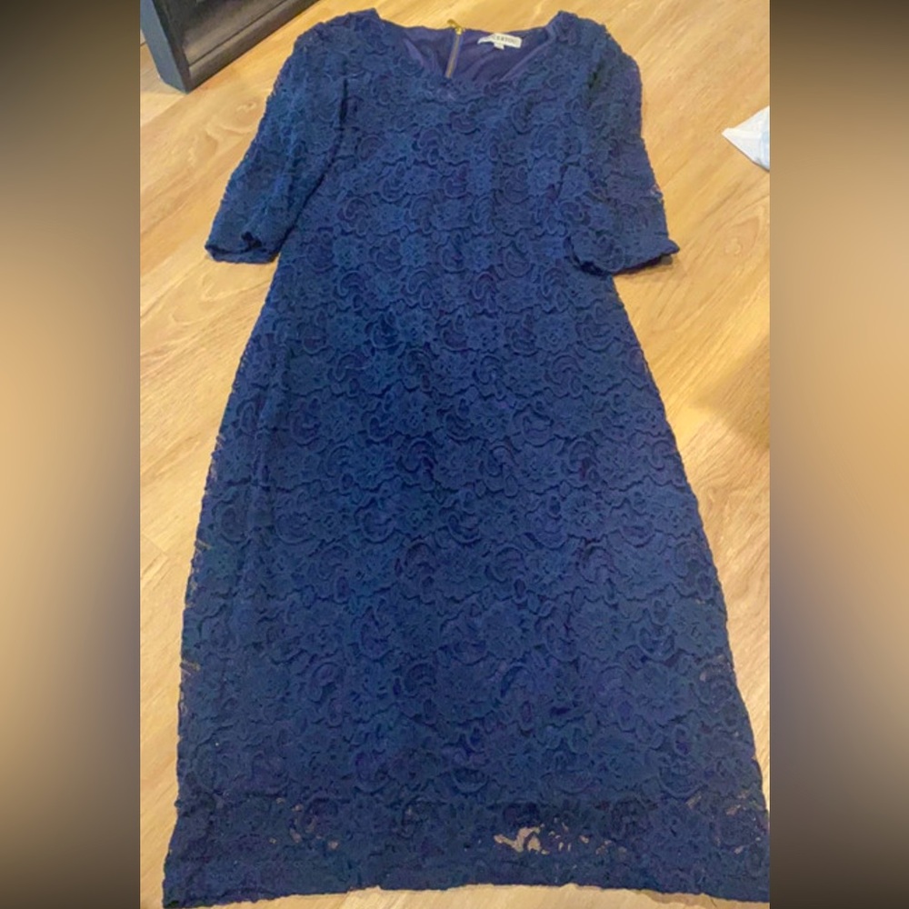 Mid length lace dress